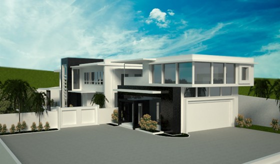 ARCHITECTURAL RENDERING : exterior 