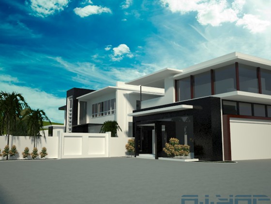 ARCHITECTURAL RENDERING : exterior 