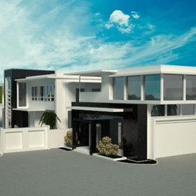 ARCHITECTURAL RENDERING : exterior 